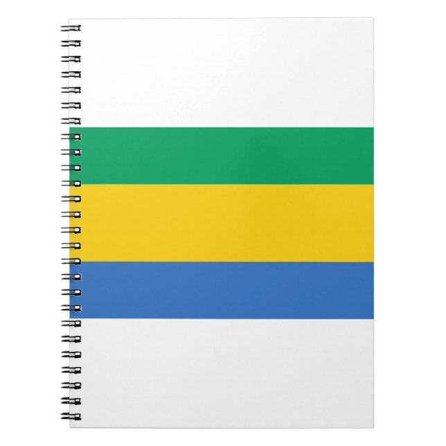Flagge Gabuns Notizblock (Vorderseite)