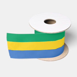 Flagge Gabuns Satinband