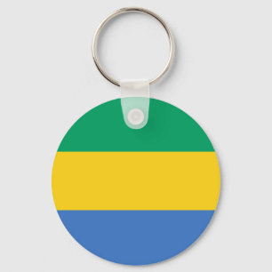 Flagge Gabuns Schlüsselanhänger