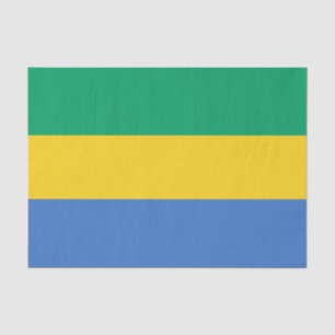 Flagge Gabuns Seidenpapier