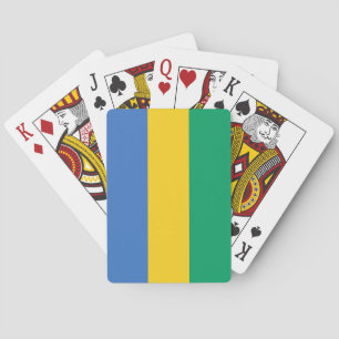 Flagge Gabuns Spielkarten