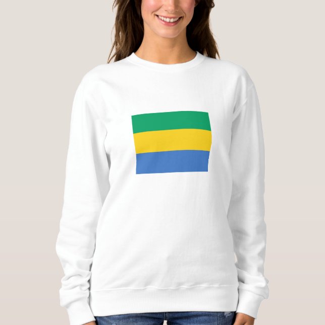 Flagge Gabuns Sweatshirt (Vorderseite)
