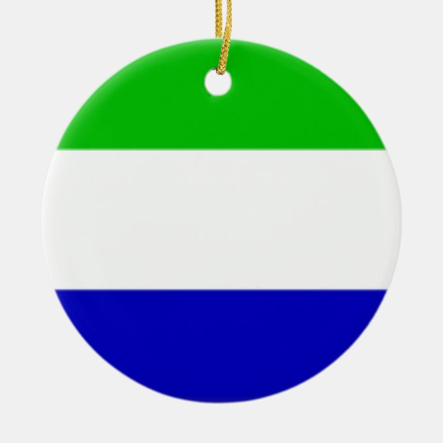 Flagge Galápagos Insel-(Ecuador) Keramikornament (Vorne)