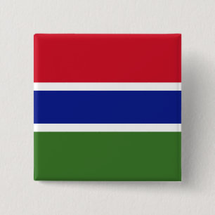 Flagge Gambias Button