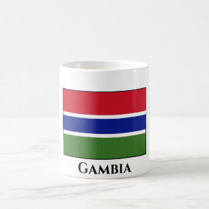 Flagge Gambias Kaffeetasse