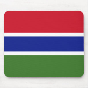 Flagge Gambias Mousepad