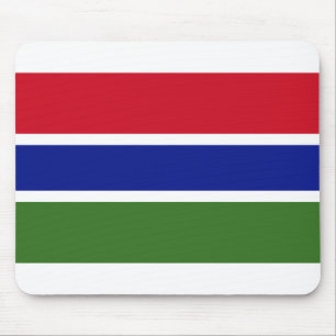 Flagge Gambias Mousepad