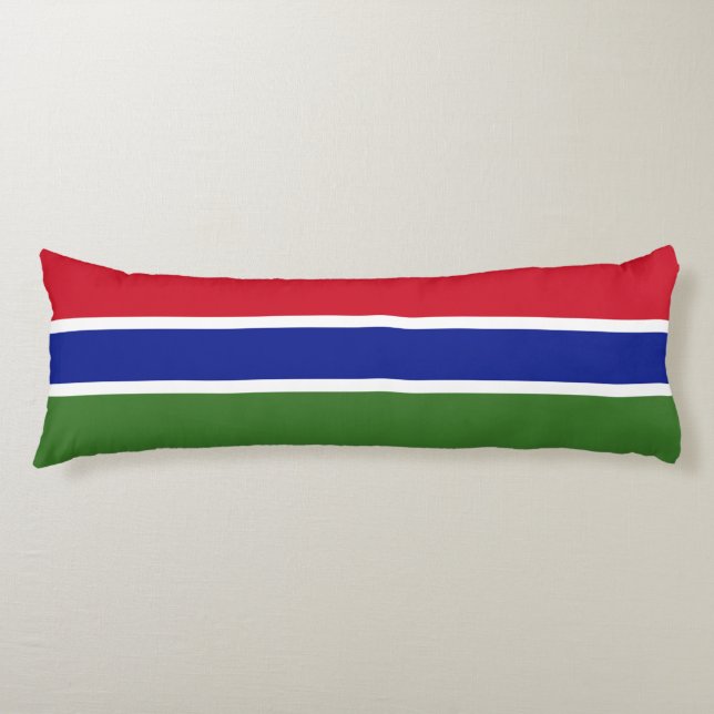 Flagge Gambias Seitenschläferkissen (Vorderseite)