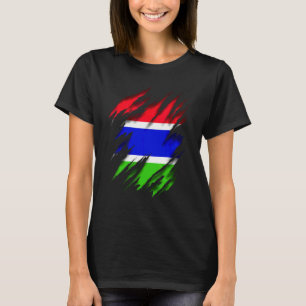 Flagge Gambias T-Shirt