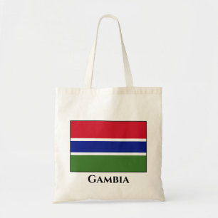 Flagge Gambias Tragetasche