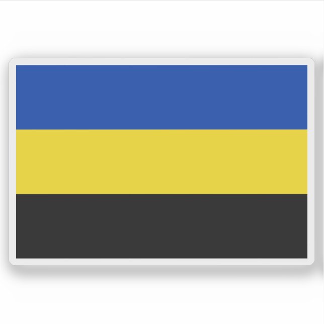 Flagge Gelderland, Niederlande Aufkleber (Vorderseite)