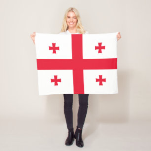 Flagge Georgias Fleecedecke