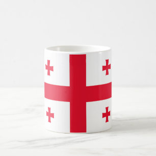 Flagge Georgias Kaffeetasse