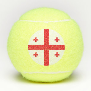 Flagge Georgias Tennisbälle