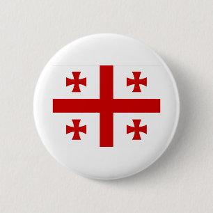 Flagge Georgiens Button