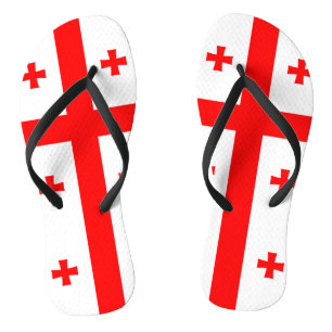 Flagge Georgiens Flip Flops