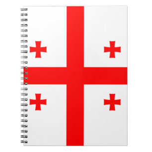 Flagge Georgiens Notizblock