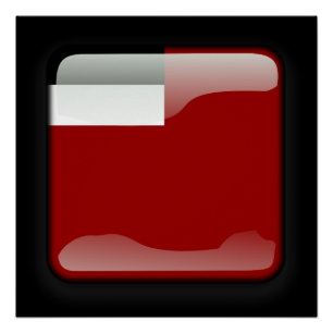 Flagge Georgiens Poster