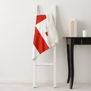 Flagge Georgiens Sherpadecke