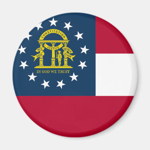 Flagge Georgiens Staat USA Magnet