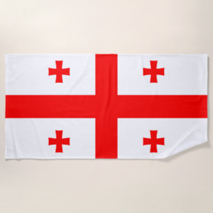 Flagge Georgiens Strandtuch