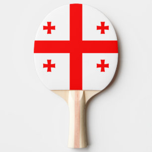 Flagge Georgiens Tischtennis Schläger