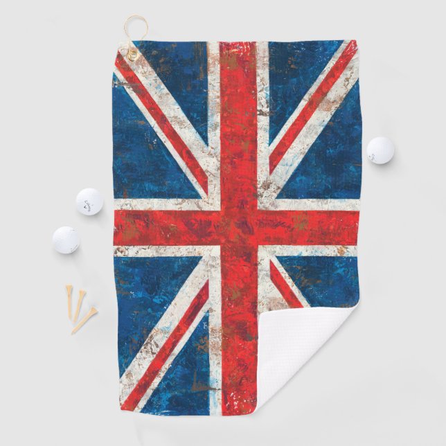Flagge Gewerkschafts-Jack-Großbritanniens Golfhandtuch (Insitu)