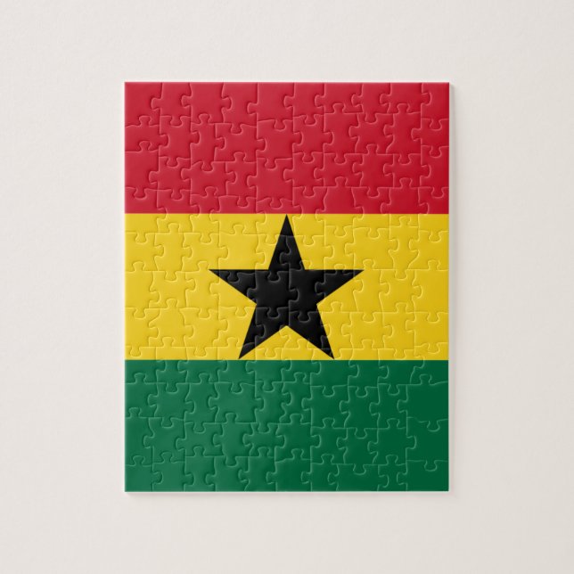 Flagge Ghanas (Vertikal)