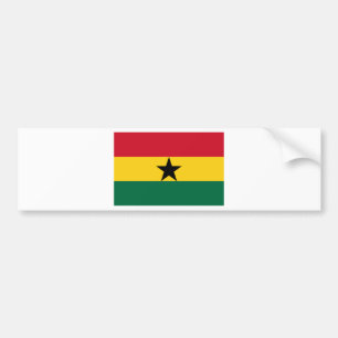 Flagge Ghanas Autoaufkleber