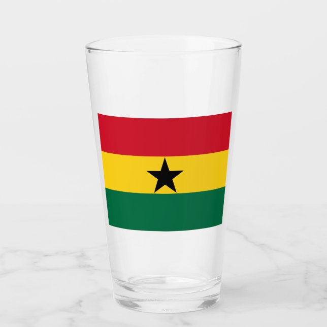 Flagge Ghanas Glas (Vorderseite)