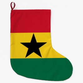 Flagge Ghanas Großer Weihnachtsstrumpf