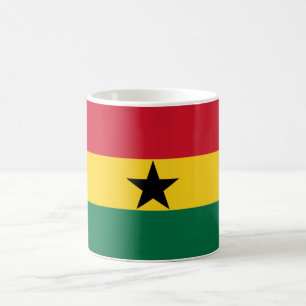 Flagge Ghanas Kaffeetasse
