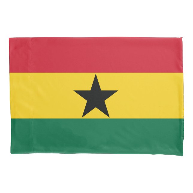 Flagge Ghanas Kissenbezug (Vorderseite)
