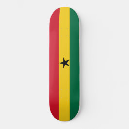 Flagge Ghanas Skateboard