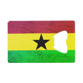 Flagge Ghanas (Westafrika) Geldbeutel Flaschenöffner