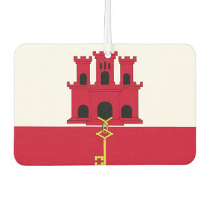 Flagge Gibraltars Autolufterfrischer