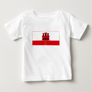 Flagge Gibraltars Baby T-shirt