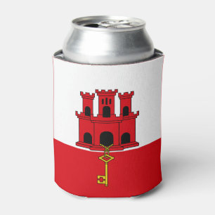 Flagge Gibraltars Dosenkühler