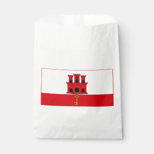 Flagge Gibraltars Geschenktütchen