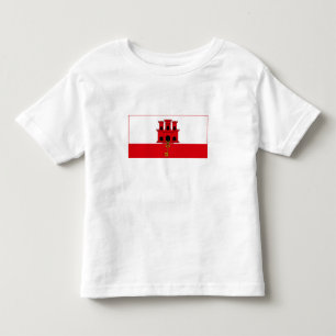 Flagge Gibraltars Kleinkind T-shirt