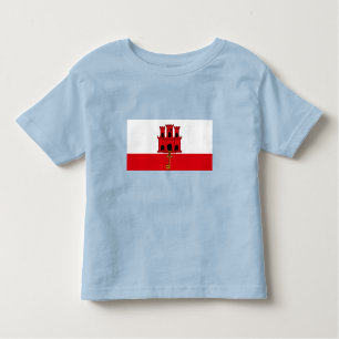 Flagge Gibraltars Kleinkind T-shirt