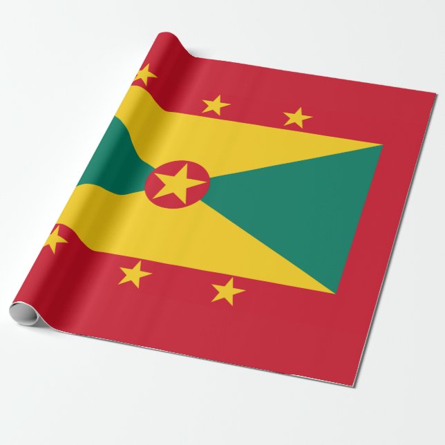 Flagge Grenadas Geschenkpapier (Ungerollt)