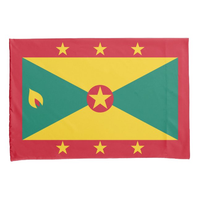 Flagge Grenadas Kissenbezug (Vorderseite-Rechts)