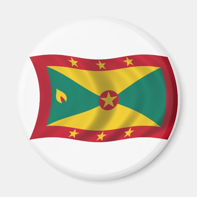 Flagge Grenadas Magnet (Vorne)