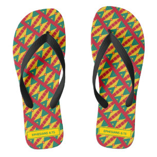 FLAGGE GRENADAS Patriotisches individuelles Schrif Flip Flops