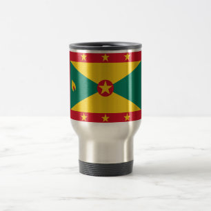 Flagge Grenadas - Reise/Tasse des Pendelverkehrs Reisebecher