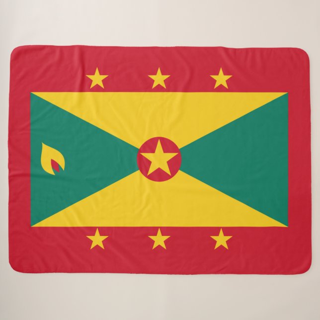 Flagge Grenadas Sherpadecke (Vorderseite (Horizontal))