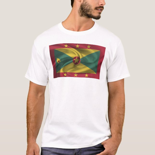 Flagge Grenadas T-Shirt (Vorderseite)