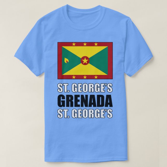 Flagge Grenadas T-Shirt (Design vorne)