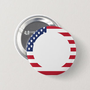 Flagge-Grenzgewohnheitstext Button